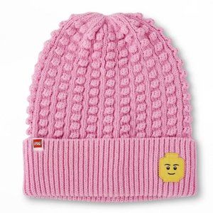 Women's Adult Lego Collection x Target Knit Beanie - One Size Fits Most, Pink